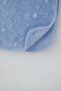 Breeze Golden Newborn Baby Blanket Embossed Patterned Blue - 3