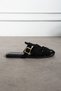 Shay Suede Women's Slippers with Accessory Belt Buckle Detail - 6