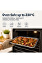 Nonstick Cookie Tray Carbon Steel Rectangular Baking Tray 37 x 27.2 x 1.8 cm Cookie Sheet Pan - 4