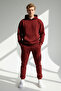 Men's Oversized Sweatpants Set with Kangaroo Pockets and Elastic Cuffs - Home Wear - 4