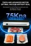 أكياس تفريغ الهواءVacuum Sealer Machine – Food Preservation System, 75KPa Auto Food Sealer with Built-in Cutter, Dry & Moist Modes, Keep Food Fresh Longer - 4