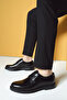 Men's Black Lace-Up Leather Casual Shoes 26Sfd722122 - 2