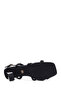 Women's Black Buckle Transparent Thick Heeled Sandals 25Sfd442618 - 5