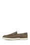 Men's Beige Suede Shoes, Leather Loafer 26Sfd612210 - 4