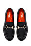 Flex Women's Black Thick Soled Leather Shoes, Masculine Loafer 26Pfd405018 - 4