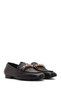 Women's Black Buckle Genuine Leather Genuine Genuine Leather Shoes, Casual Shoes, Daily Shoes 25Sfd - 3