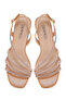 Women's Beige Stone Evening Dress Thin Heeled Sandals 26Sfd4413Ts - 5