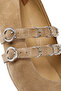Women's Mink Double Buckle Suede Leather Ballerinas 26Pfd270010 - 8