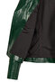 Roma Women's Green Short Biker Leather Jacket 25Wgd5609Ve - 8