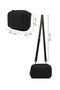 حقيبة يد رجالية من القماش الأسود من D-Pack 25WBD3026HC - 2