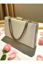 Nude Color Satin Evening Dress Bag Evening Bag Engagement Wedding Bag - 7