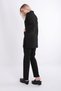 Tesettür Karya Lycra Women's Nurse and Doctor Uniform Scrubs Set - Black - 3