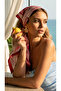 وشاح الكرز ابتسامة