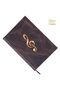 Guitar Notepad (Left Cut Line with Tab Key) - Custom Handmade, Hand Sewn, (Thread Sewing) A/5 - 3
