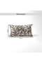 Scale Botanical Print Lumbar Pillow With Zipper Closure 240 Gsm - 30x50 Cm - Beige - 7