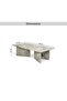 Bisaga Coffee Table Marble - Beige Brown - 7