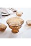 Laguna 5-piece Glass Serving Bowl - Brown
