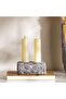 Oro Ceramic Candle Holder 16.5x10x6.5cm - Brown