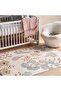 Florabelle Microfiber Rug 140x200cm - Cream