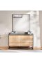 Walter V1 6 Drawer Dresser With Mirror - Oak - 2