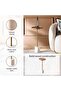 Bartol Accent Table Marble Large - Natural & White - 6