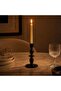 Caissa Resin Ornate Taper Candle Holder 10.9x10.9x21cm - Brown - 2