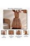 Tarra Jute Vase Dia 38x55cm - Natural - 5