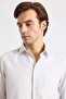 Beige Regular Classic Collar Plain Capless Pocket Buttoned Long Sleeve Standard Casual Shirt - 2