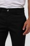 Siyah Slim Desenli Pantolon - 4
