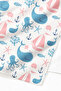 Sea-Themed Marine Children's Beach Towel - Cute Animal Figures Pastel Quick-Drying Microfiber Towel - 3