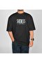 Success Oversize Digital Printed Black T-Shirt - 2