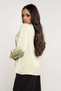 Solid Long-Sleeve Top with Flared Sleeves - 3