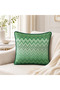 Imported Silk Velvet Chevron Pattern Throw Pillow Cover 43X43Cm (Double-Sided Pattern)