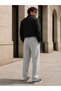 Men's Baggy Wide Casual Pleated Elastic Waist Fabric Pants - 7