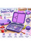 Bento Glitter Lunch Box - Unicorn Theme, 4–6 Compartment, 1195 ml - 7