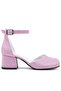 Merida Pink Glitter Thick Heeled Girl's Heeled Shoes - 3