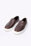 Ravenna Brown 100% Genuine Leather Men's Loafer Shoes - 2
