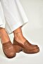 T 996152009   Tan Thick Heeled Women's Shoes - 5
