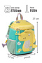 2120 Children's Primary School Bag School Bag Yellow - 8
