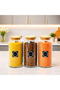 Set of 12 Wooden Vacuum Lids, Glass Storage Jars, Food Set, 1400 ml Pulses, Label, Gift - 2