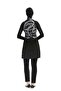Starinci Full Covered Full Lycra Black Hijab Swimsuit Chest Polka Dot - 2