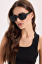 Women's Slim Fit Narrow Cut Thick Strap Square Neck Black Athlete Blouse - 3
