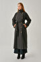 معطف فاخر ذو ياقة عالية مدخن - 8