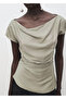 Modal Asymmetric Collar Blouse - 7