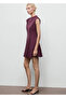 Stitched A-Line Dress - 7