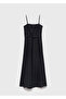 Dress with a bow in a linen blend - 3
