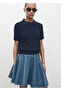 Short Denim Skirt - 6