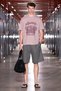 Wonton Men's 100% Organic Cotton Print Detailed Regular Fit Round Neck Dusty Rose T-Shirt - 2