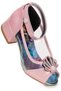 Mermaid Transparent Open Toe Girls' Heeled Evening Dress Shoes