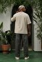 Men's Super Baggy Vintage Jogger Pants Smoked - 4